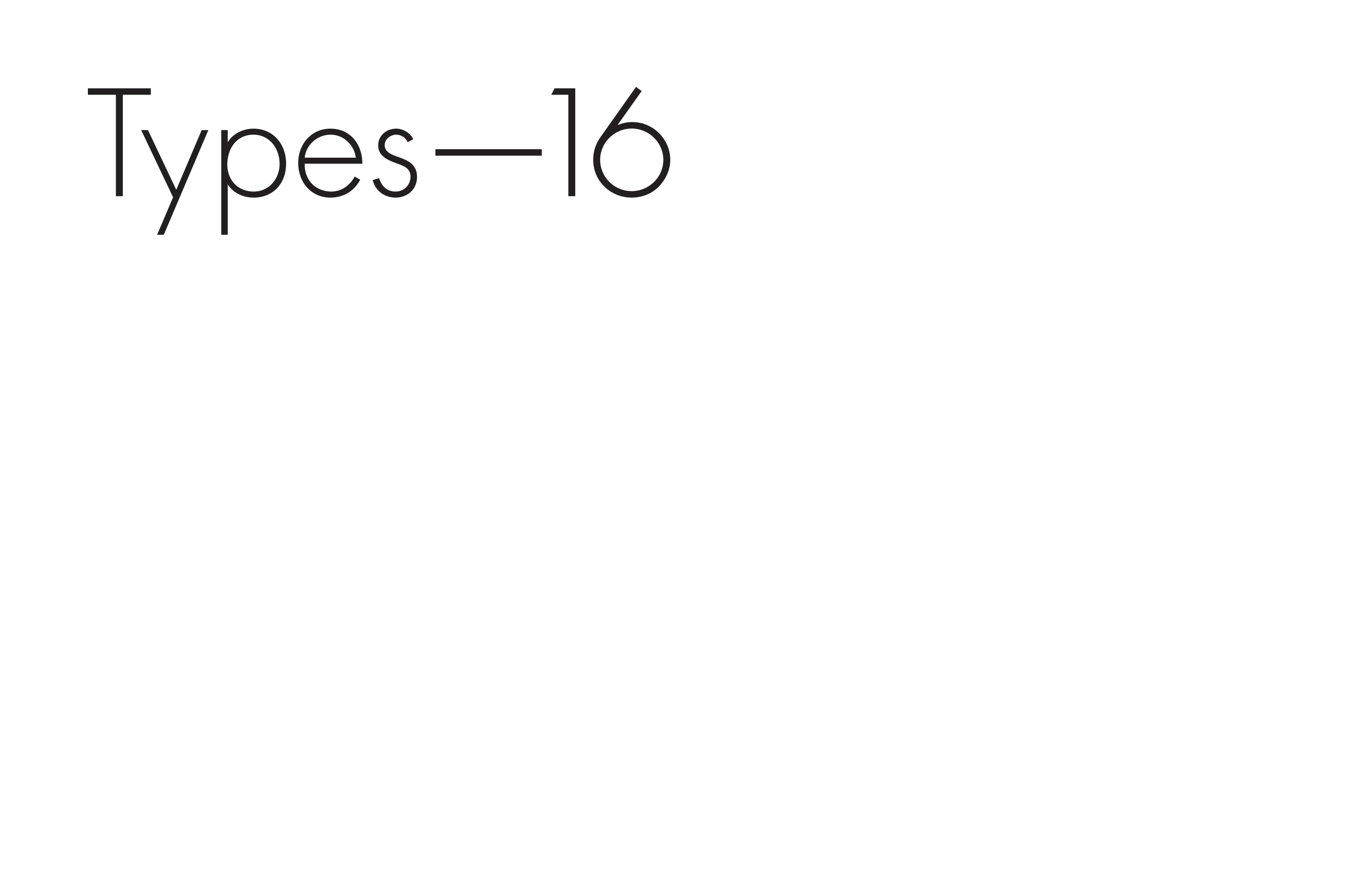 Types 2016